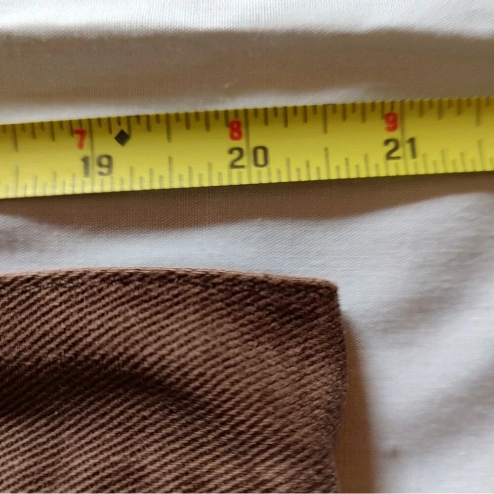 L.L.Bean Men’s Brown Jeans 40x30 Straight Leg Canvas Workwear Casual EUC